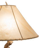 34"H Antlers Elk & Mule Deer Table Lamp