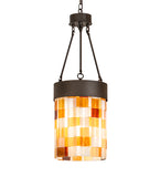 16"W Cilindro Calico Pendant