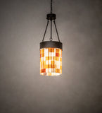 16"W Cilindro Calico Pendant