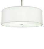 24" Wide Cilindro White Trilam Textrene Pendant