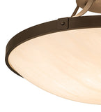 42.5"W Urban Semi-Flushmount