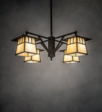47"W Stillwater 4 Lt Chandelier