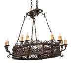 50"L Conques 12 Lt Chandelier