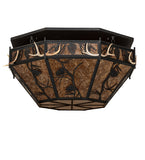 42"W Whispering Pines Semi-Flushmount