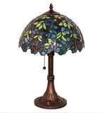 17"H Nightfall Wisteria Table Lamp