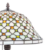 19"H Diamond & Jewel Table Lamp