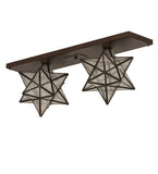 30"L Moravian Star 2 Lt Flushmount