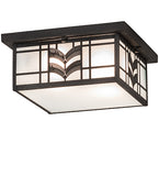 15"Sq Monaca Flushmount