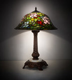 23"H Tiffany Rosebush Table Lamp