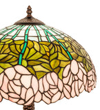 23"H Tiffany Cabbage Rose Table Lamp