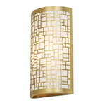 10"W Cilindro Deco Wall Sconce