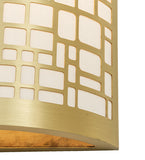 10"W Cilindro Deco Wall Sconce