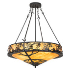 36"W Whispering Pines Inverted Pendant