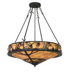 36"W Whispering Pines Inverted Pendant
