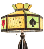 32.5"H Poker Face Table Lamp