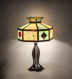32.5"H Poker Face Table Lamp