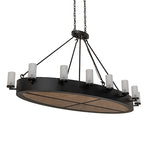 68"L Craftsman Avalon Oblong Chandelier