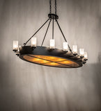 68"L Craftsman Avalon Oblong Chandelier