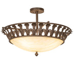 30"W Hampton Semi-Flushmount