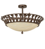 30"W Hampton Semi-Flushmount