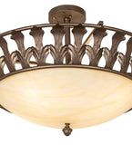 30"W Hampton Semi-Flushmount