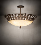 30"W Hampton Semi-Flushmount