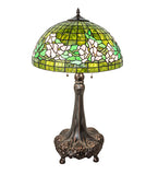 31"H Tiffany Banded Dogwood Table Lamp