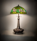 31"H Tiffany Banded Dogwood Table Lamp