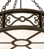 26"W Donya Semi-Flushmount