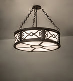 26"W Donya Semi-Flushmount