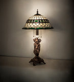 28"H Tiffany Roman Table Lamp