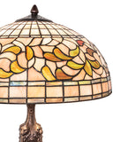 23"H Tiffany Turning Leaf Table Lamp