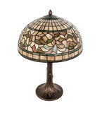 23"H Tiffany Turning Leaf Table Lamp