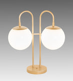 21"H Bola Deux 2 Lt Table Lamp