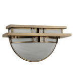 14"W Revival Deco Wall Sconce
