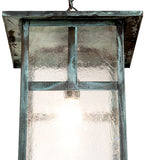 15"Sq Hyde Park "T" Mission Outdoor Pendant