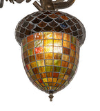 48"W Acorn Branch 4 Lt Chandelier