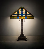 25"H Prairie Wheat Table Lamp