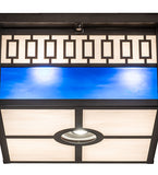 18"Sq Kungsholm Flushmount