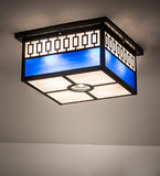 18"Sq Kungsholm Flushmount