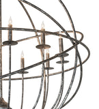 42"W Atom Enerjisi 12 Lt Chandelier