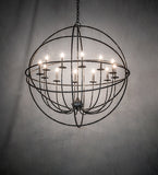 42"W Atom Enerjisi 12 Lt Chandelier