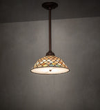 12"W Tiffany Fishscale Pendant