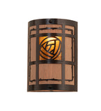 9"W Bungalow Rose Wall Sconce