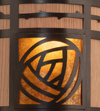 9"W Bungalow Rose Wall Sconce