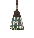 5"Sq Prairie Wheat Mini Pendant