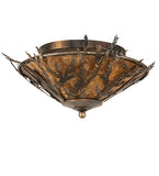 20"W Pine Branch Flushmount