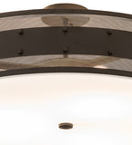 30"W Nolan Semi-Flushmount