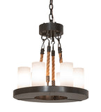 18"W Loxley 6 Lt Chandelier