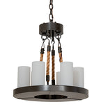 18"W Loxley 6 Lt Chandelier